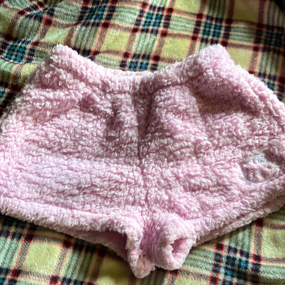 hello kitty fuzzy shorts